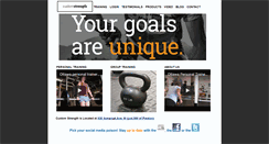 Desktop Screenshot of customstrength.com